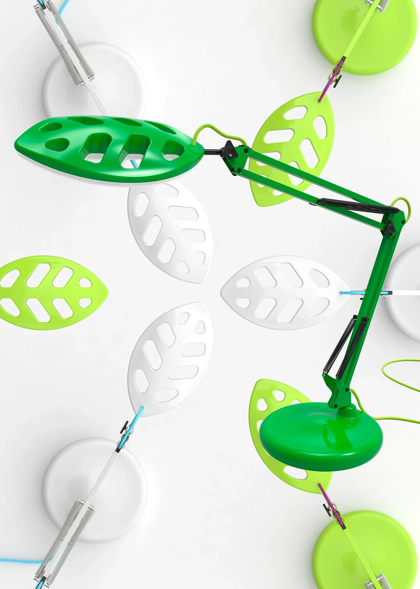 Monstera Leaf — Design industriel · Éclairage, vue 01