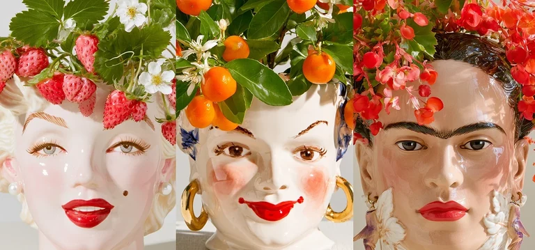 Growing Personalities — Keramisches Porträt-Pflanzgefäß · Zusammenstellung ausgewählter Arbeiten