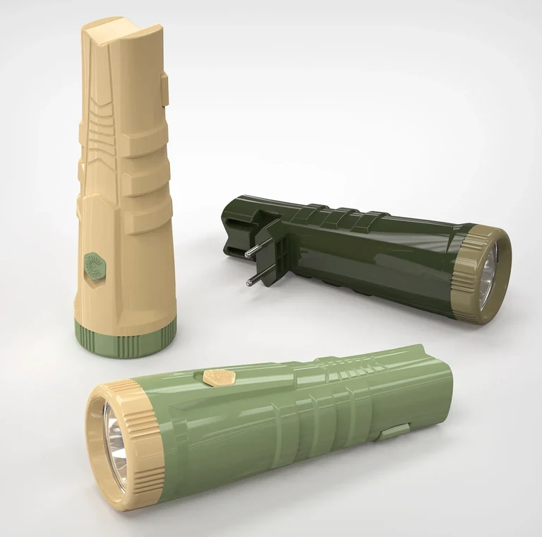 ERA / Taschenlampen — Taschenlampe · Grüne Farbvariante · Farbvarianten des Gehäuses