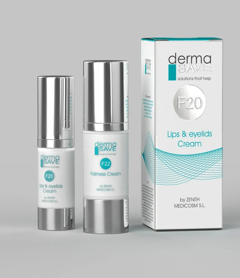 DERMASAVE — Verpackung für Lippen- und Augenlidcreme