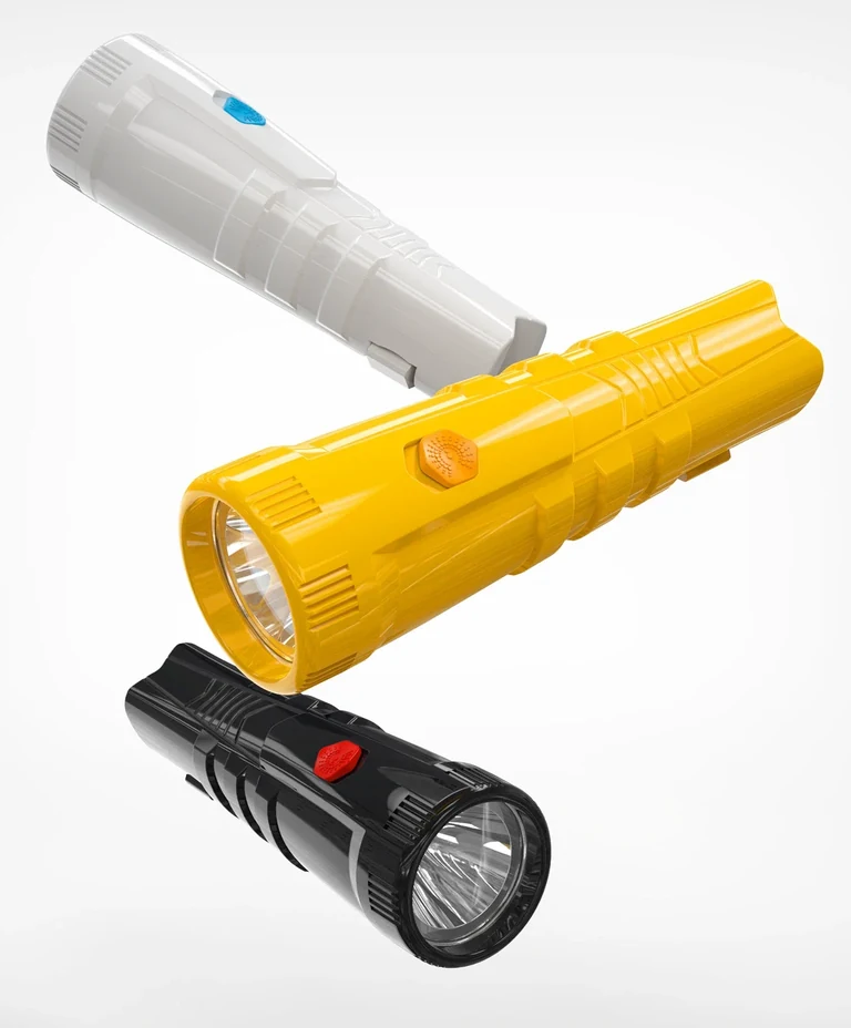 ERA / Taschenlampen — Taschenlampe · Weiße Farbvariante · Gelbe Farbvariante · Schwarze Farbvariante