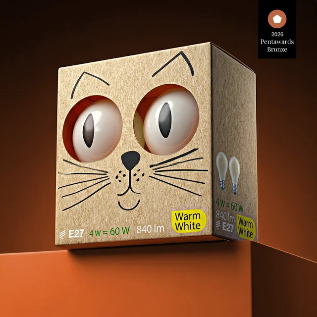 Cat’s Eye — Warmes Licht hat seine eigene Farbe: Kraftpapiertöne und orangefarbene Innenseiten
